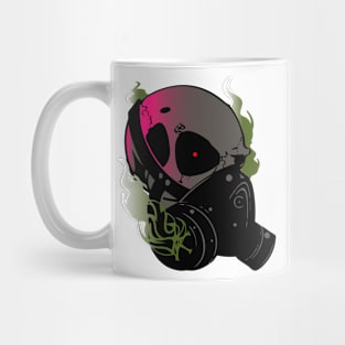 Gas Mask Skull Mug